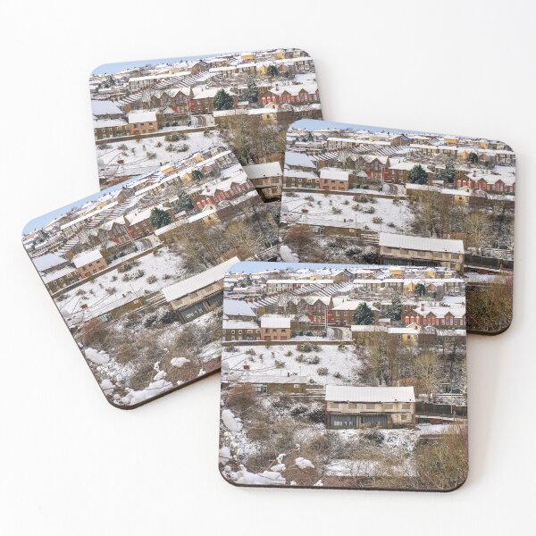 Item preview, The town of Bargoed, South Wales, in the snow designed and sold by VnGphoto.