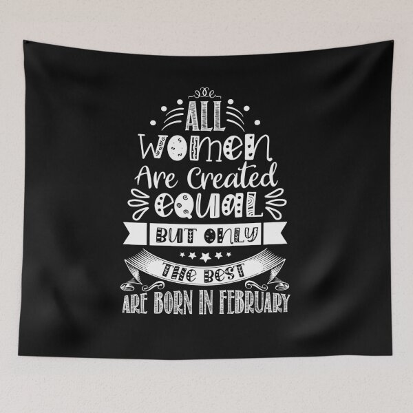 Item preview, Birthday Month February The Best Ladies  Gift designed and sold by Renergie.