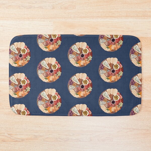 Item preview, Round Charcuterie Board of Meat and Cheese designed and sold by Alicia Chee.