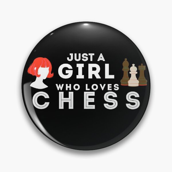 Item preview,  Just a girl who loves Chess  designed and sold by Atleta-Cali.