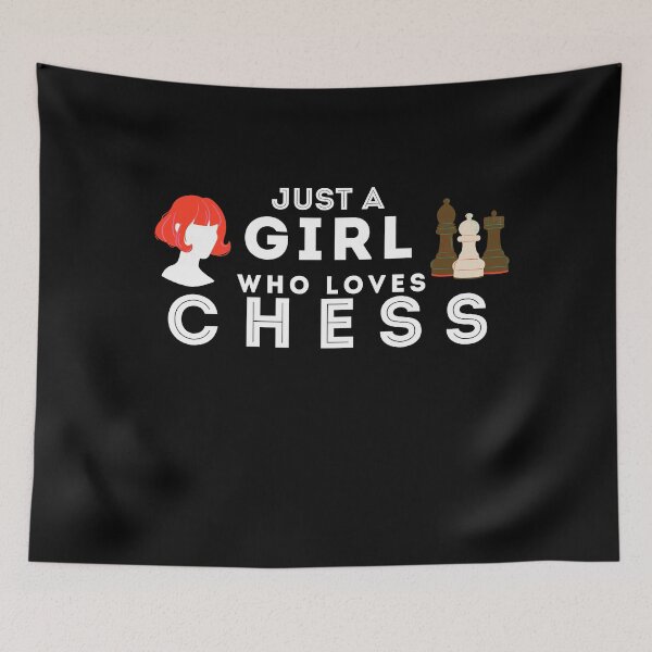 Item preview,  Just a girl who loves Chess  designed and sold by Atleta-Cali.