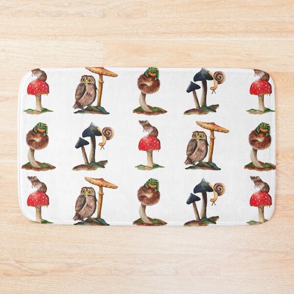 Item preview, Watercolor - Mushrooms animals  designed and sold by Karolien Kenis.