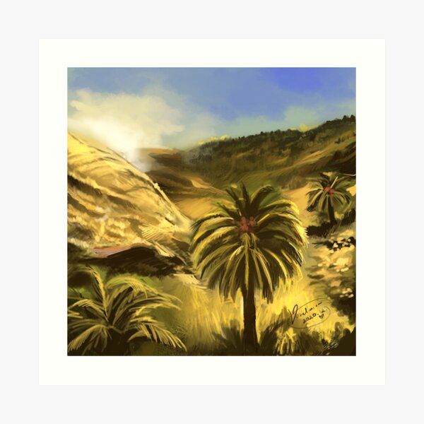 The Hills of Gran Canaria Art Print