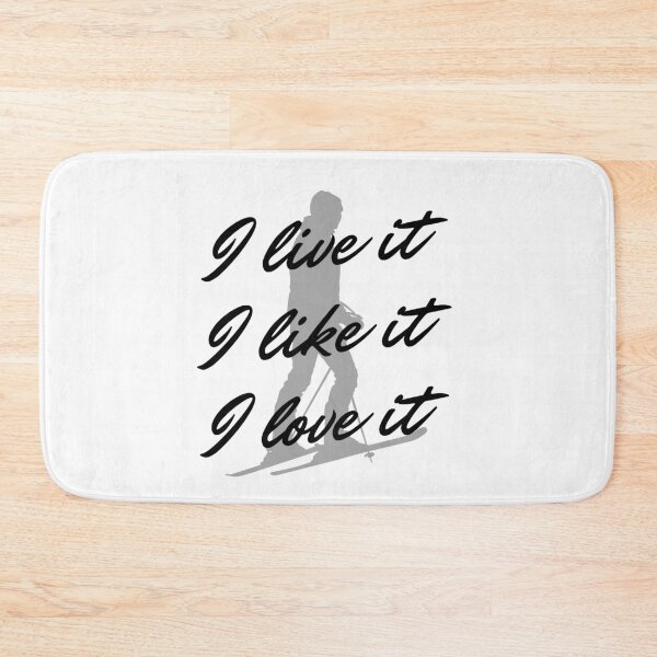 Item preview, Skiing: I live it. I like it. I love it designed and sold by TheGreenGoat.