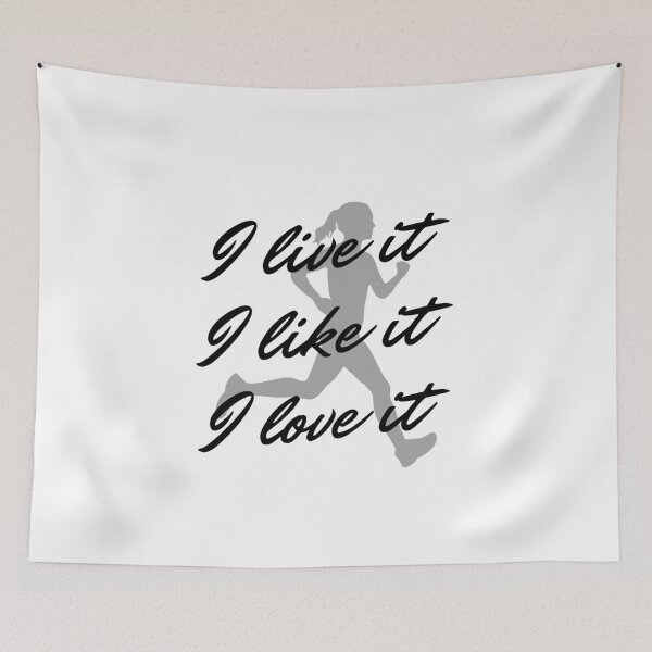 Item preview, Running: I live it. I like it. I love it designed and sold by TheGreenGoat.