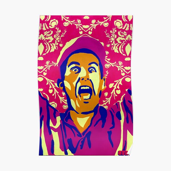 Billy Madison, I Am The Smartest Man Alive, Stencil Art Poster