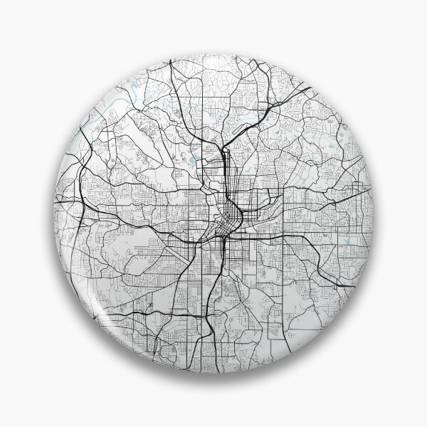 Item preview, Atlanta City Map of the United States - Circle designed and sold by deMAP.