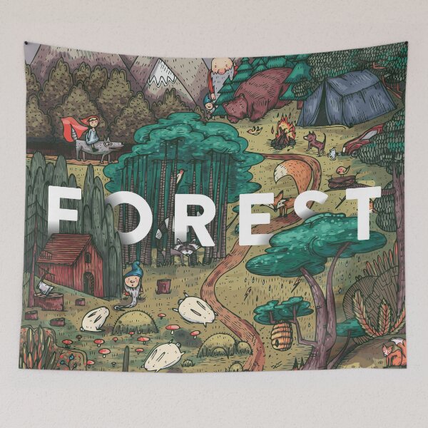 Item preview, Cute Cartoon Doodle Forest Life designed and sold by Vector Scout Lab.