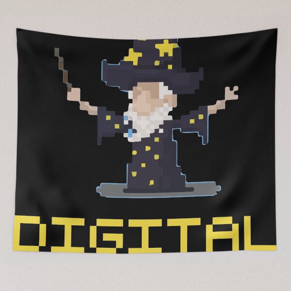 Item preview, Digital Wizard Funny IT Tech Support Computer Gamer Gaming designed and sold by WhiteTears.