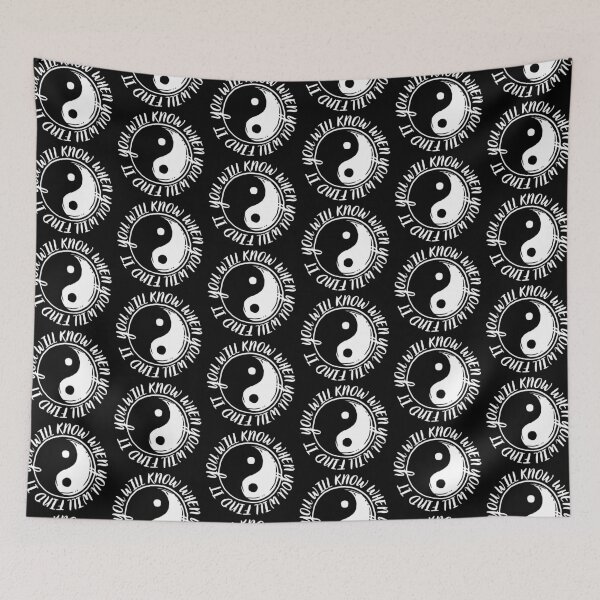 Item preview, Yin Yang, You will Know it when you will find it #PeaceAndLove designed and sold by AmazingEcraft.