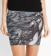 Unicorns in Sea Mini Skirt