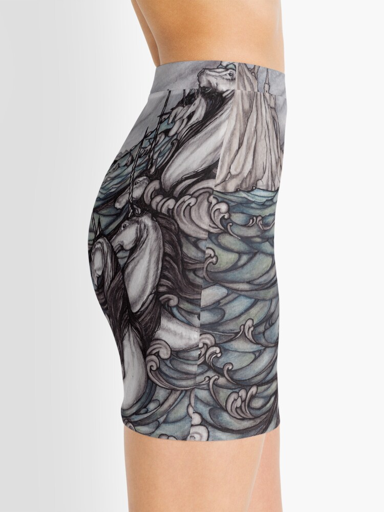 Alternate view of Unicorns in Sea Mini Skirt