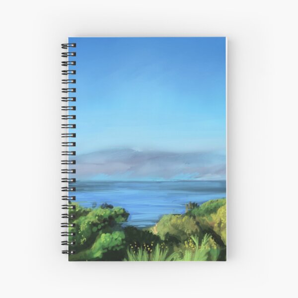 Villa View in Genua Spiral Notebook