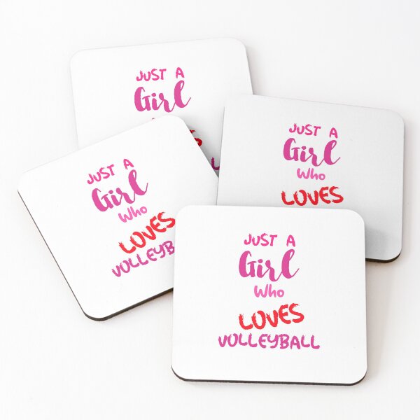 Item preview, Just A Girl Who Loves Volleyball Sticker Hydroflask Water Bottle designed and sold by DiscGolfTees.