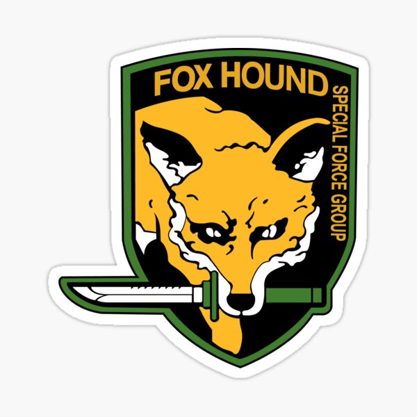 Foxhound Shield Logo Sticker