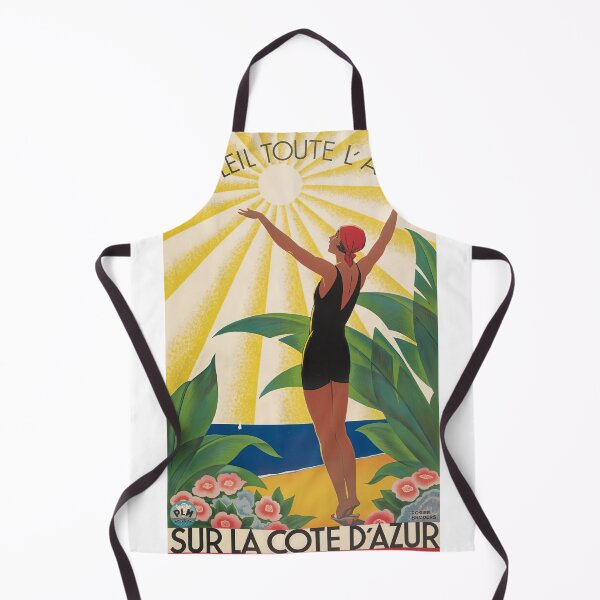 Item preview, Old promotional poster of Sur La Cote D'azur, 1930. designed and sold by click4collage.
