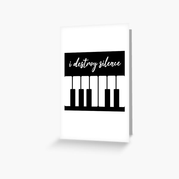 Cartes De Vœux Sur Le Theme Joyeux Anniversaire Piano Redbubble