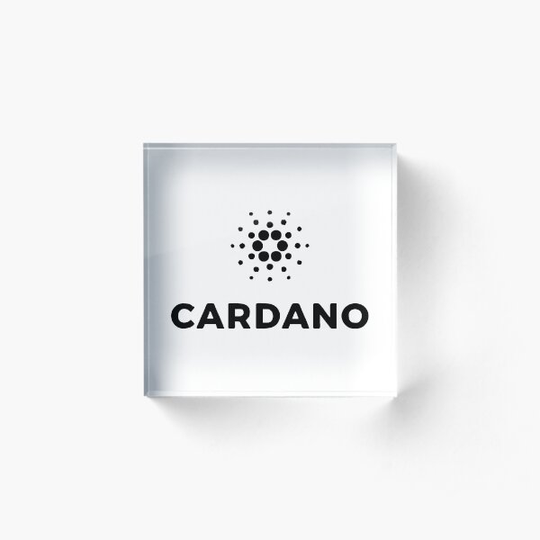 BEST SELLER - cardano Merchandise Acrylic Block