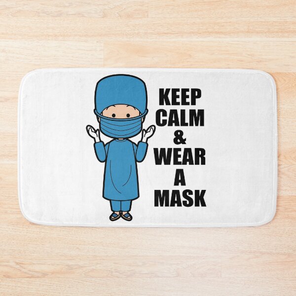 Item preview, Cute & Lovely Nurse | Keep Calm and Wear a Mask Design designed and sold by BestBash.
