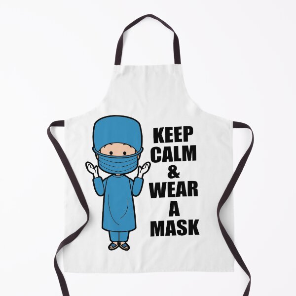 Item preview, Cute & Lovely Nurse | Keep Calm and Wear a Mask Design designed and sold by BestBash.