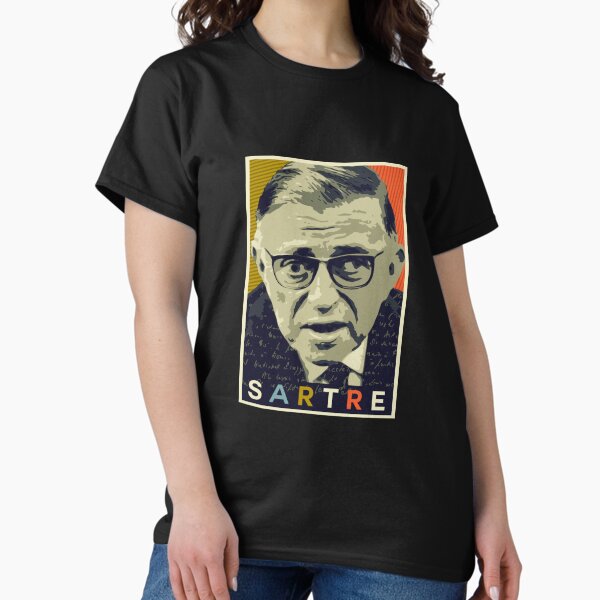 Aperçu de l'œuvre Jean-Paul Sartre créée et vendue par SUCHDESIGN.