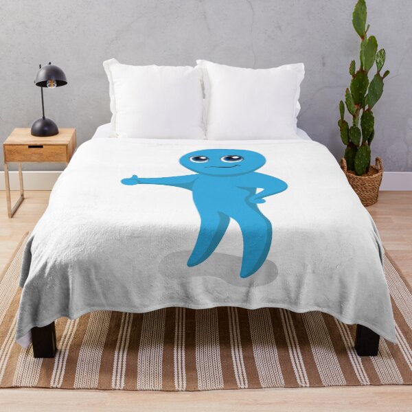 Item preview, Blue color mascot illustration, with jewel pose, ok, correct. Ideal for catalogs, newsletters and institutional material designed and sold by LucianoCosmo.