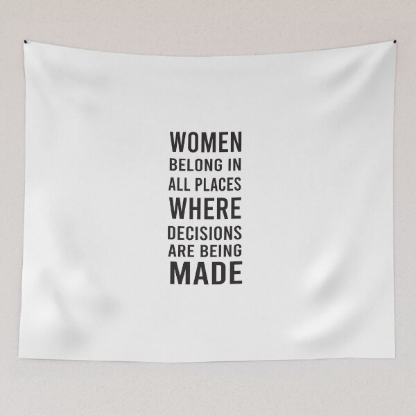 Item preview, women belong in all places where decisions are being made : women activists designed and sold by charaf19.