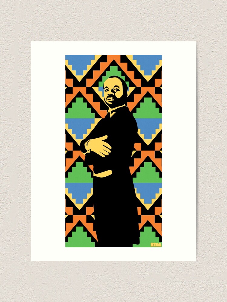 Geoffrey Frischer Prinz Von Bel Air Street Art Schablone Kunst Kunstdruck Von Bennyisjamin Redbubble