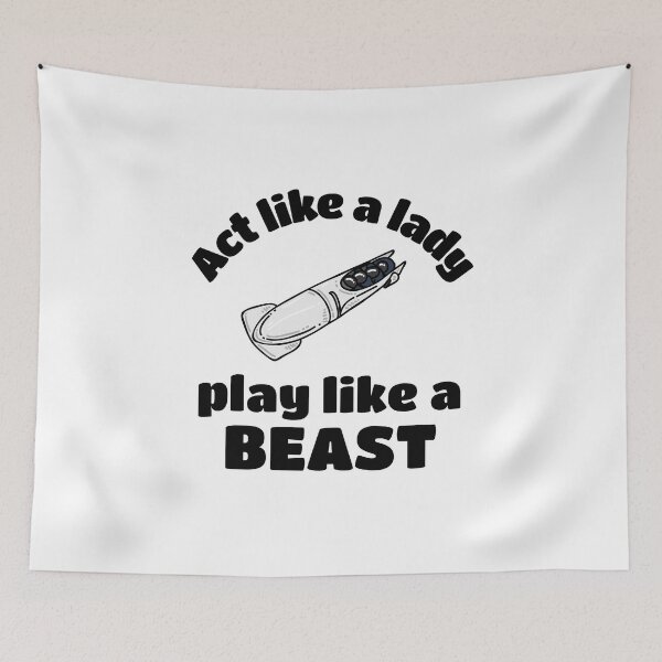 Item preview, Bobsleigh: Act like a lady play like a beast designed and sold by TheGreenGoat.