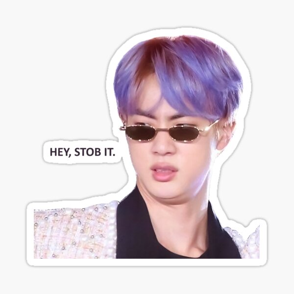 Aperçu de l'œuvre Mèmes de Kim Seokjin créée et vendue par Lunartspace.