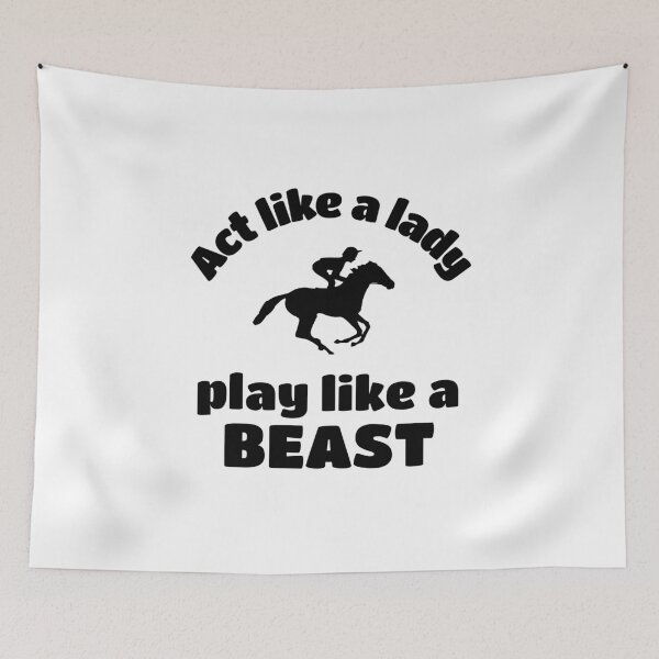 Item preview, Horse riding: Act like a lady play like a beast designed and sold by TheGreenGoat.