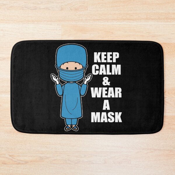 Item preview, Cute & Lovely Nurse | Keep Calm and Wear a Mask Design | designed and sold by BestBash.