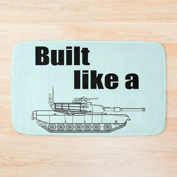 Item preview, Built like a Tank Black design designed and sold by BeeLynz.