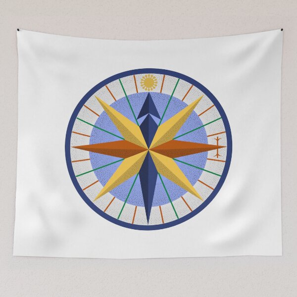 Item preview, Wind rose with sun designed and sold by Ranedel.