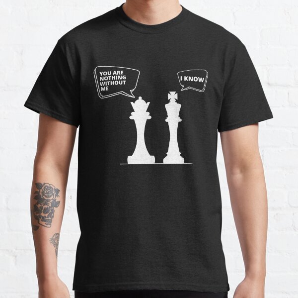 Funny Chess QUEEN. Classic T-Shirt