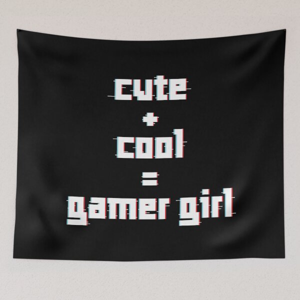 Item preview, cute + cool = gamer girl  designed and sold by Crystarowz.