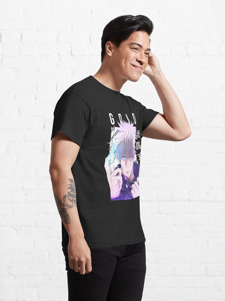 Alternate view of Jujutsu Kaisen - Satoru Gojo - Anime Classic T-Shirt