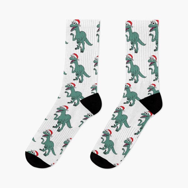 Item preview, Cute Christmas Velociraptor - on white designed and sold by Adrienne Body.