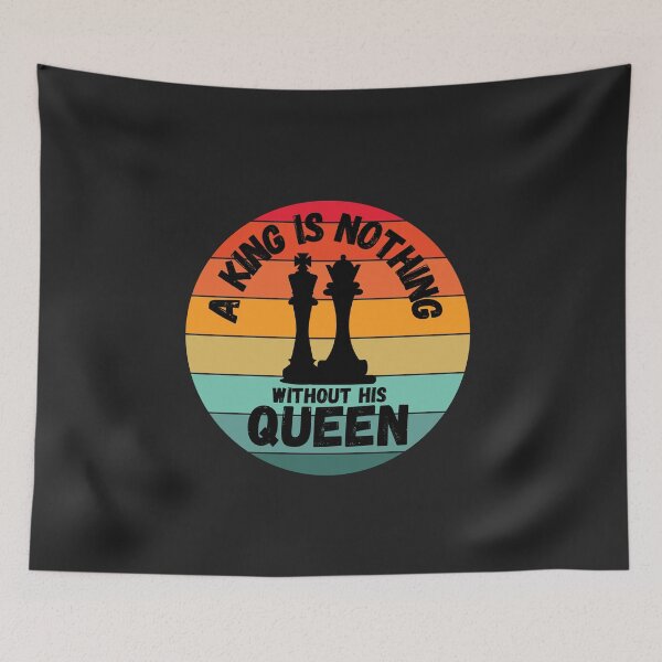 Item preview, A KING IS NOTHING WITHOUT HIS QUEEN designed and sold by MyTrendStore.