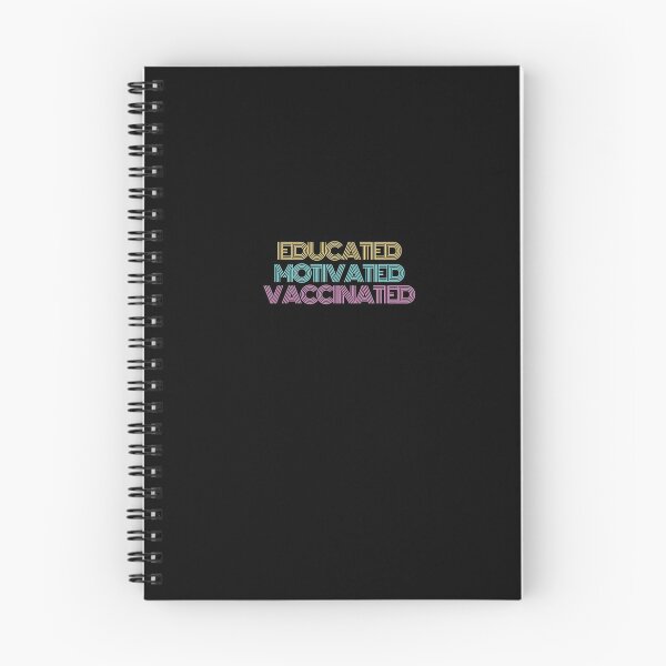 Item preview, Educated Motivated vaccinated  pro vaccination retro designed and sold by vodanhdvh.