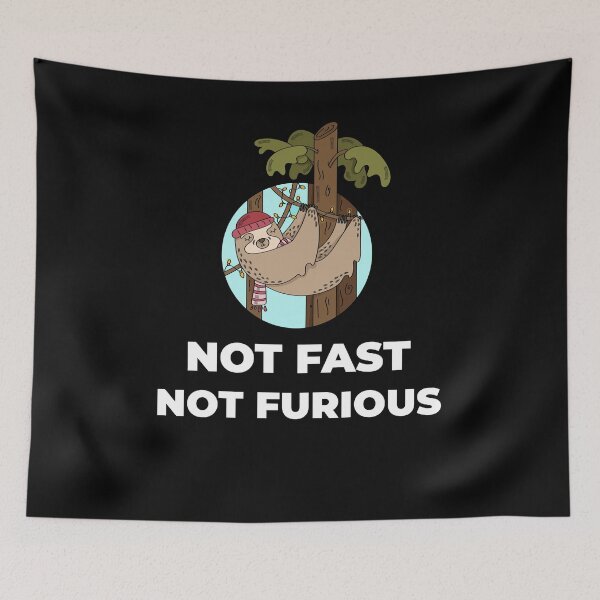 Item preview, Not Fast Not Furious designed and sold by QM Designing.