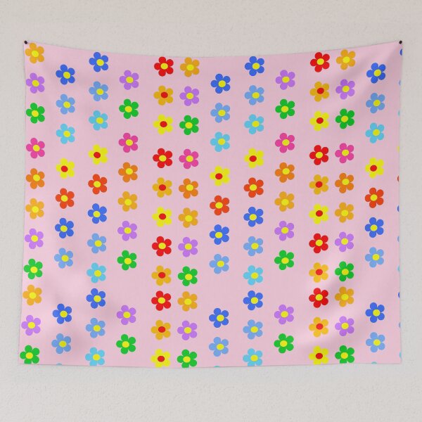 Item preview, rainbow kidcore flower design - sticker pack designed and sold by elizastreet.