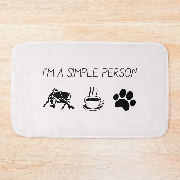 Item preview, I'm A Simple Person Steer Wrestling, Steer Wrestling Quote, Steer Wrestling Design, Funny Steer wrestling designed and sold by Aerial Addicts.
