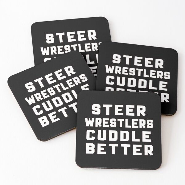 Item preview, Steer Wrestlers Cuddle Better, Steer Wrestling Quote, Steer Wrestling Design, Funny Steer wrestling designed and sold by Aerial Addicts.