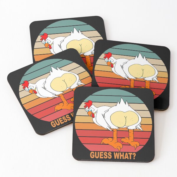 Item preview, Retro Vintage Guess What Chicken Butt Funny designed and sold by HINDAM4U.