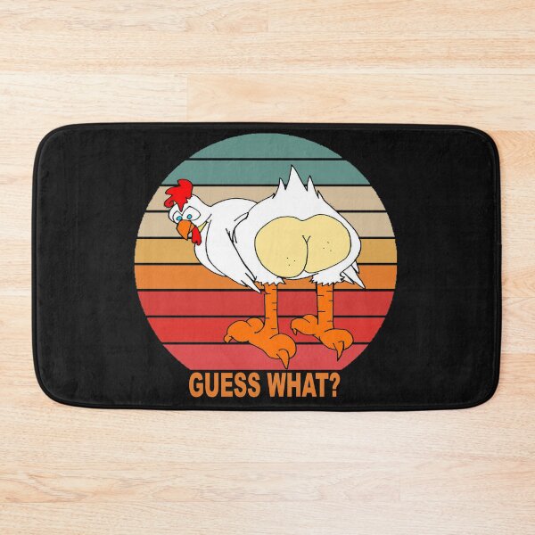 Item preview, Retro Vintage Guess What Chicken Butt Funny designed and sold by HINDAM4U.