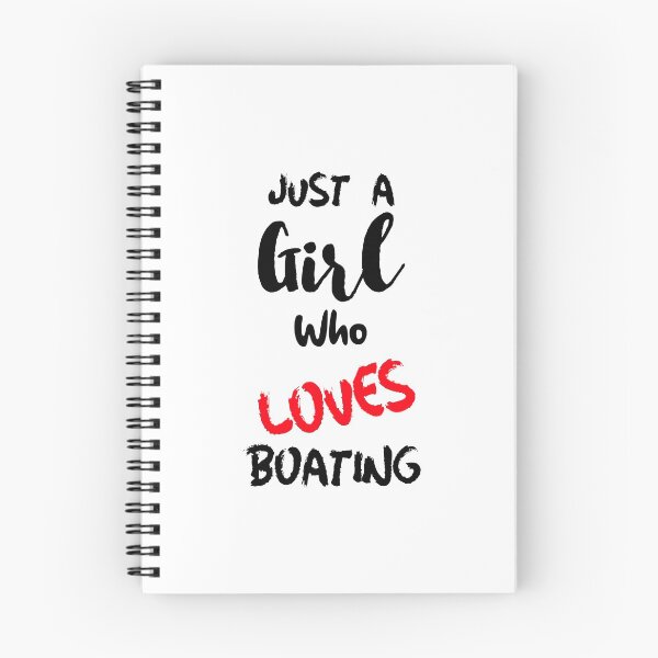 Item preview, Just A Girl Who Loves Boating Saltwater Beach Sunshine Fishing Boatlife designed and sold by DiscGolfTees.