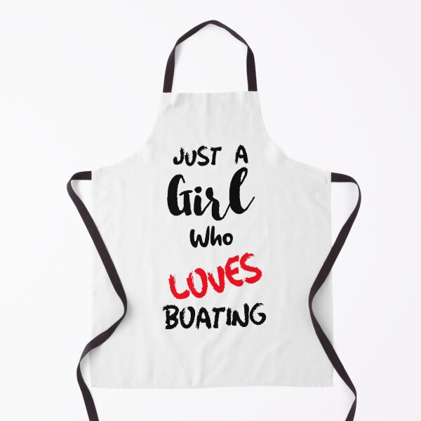 Item preview, Just A Girl Who Loves Boating Saltwater Beach Sunshine Fishing Boatlife designed and sold by DiscGolfTees.
