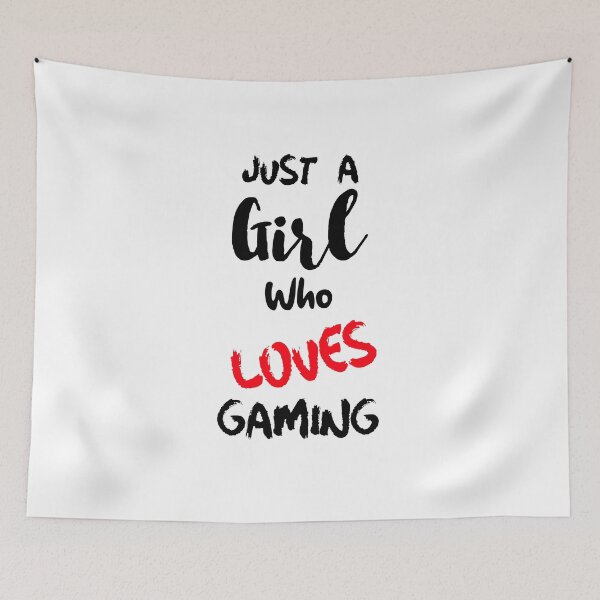 Item preview, Just A Girl Who Loves Gaming Gamer Girl Video Games designed and sold by DiscGolfTees.