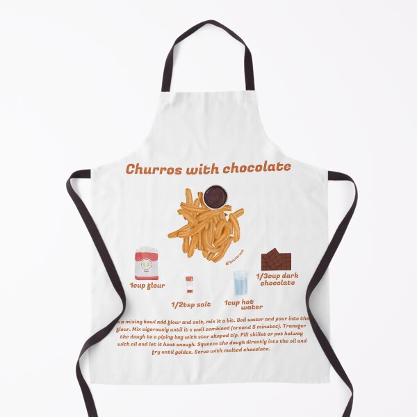 Item preview, Churros With Hot Chocolate Recipe designed and sold by onepiconetreat.